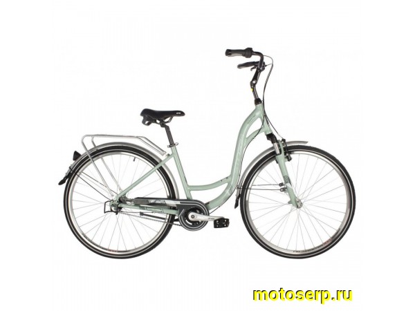 Купить  ====28" STINGER BARCELONA (Lady) (15") (Стингер Барселона) (Жен) 28"; 3ск планетарка; рама-алюминий; тормоз-ножной/V-Brake (шт) (Грат Вест купить с доставкой по Москве и России, цена, технические характеристики, комплектация фото  - motoserp.ru