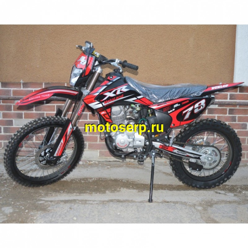 Купить  ====Мотоцикл Кросс/Эндуро Motoland XR 250 LITE (спортинв), красный 21/18, 165FMM, 250сс, диск (шт) (ML 18392 купить с доставкой по Москве и России, цена, технические характеристики, комплектация фото  - motoserp.ru