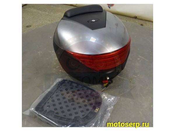 Купить  Кофр (ящик багажника) CIGNA E-29 29л. серый с черным (шт)  (MM 42066 купить с доставкой по Москве и России, цена, технические характеристики, комплектация фото  - motoserp.ru