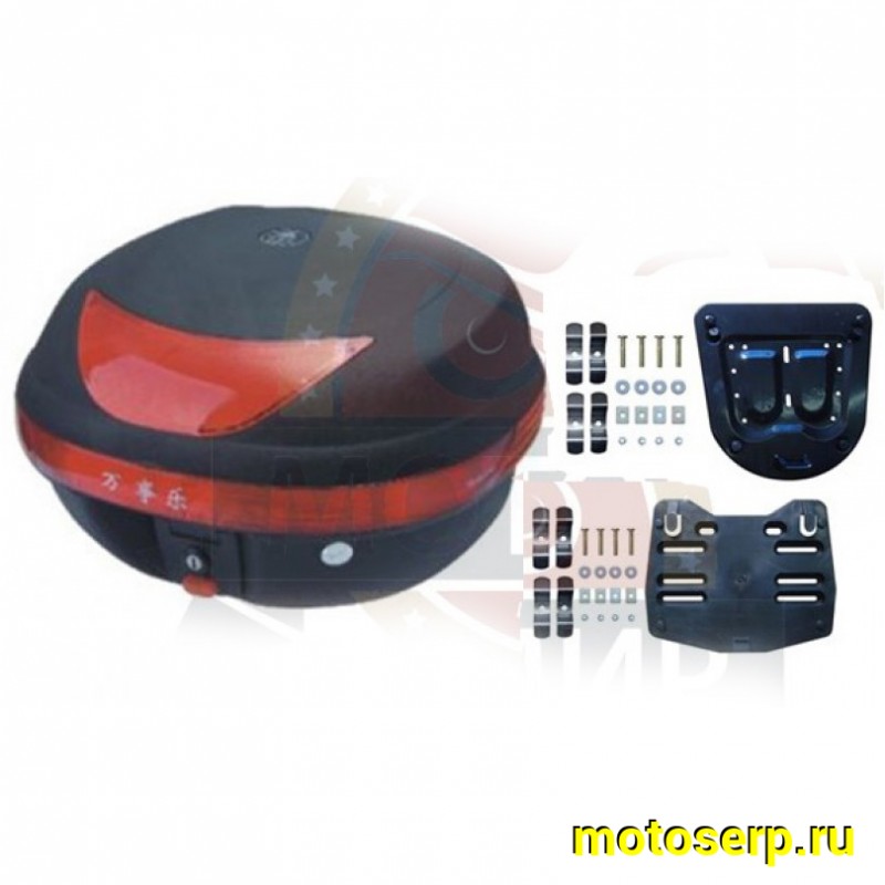 Купить  Кофр (ящик багажника) JX B-07 30л. черный (шт)  (MM 39771 купить с доставкой по Москве и России, цена, технические характеристики, комплектация фото  - motoserp.ru