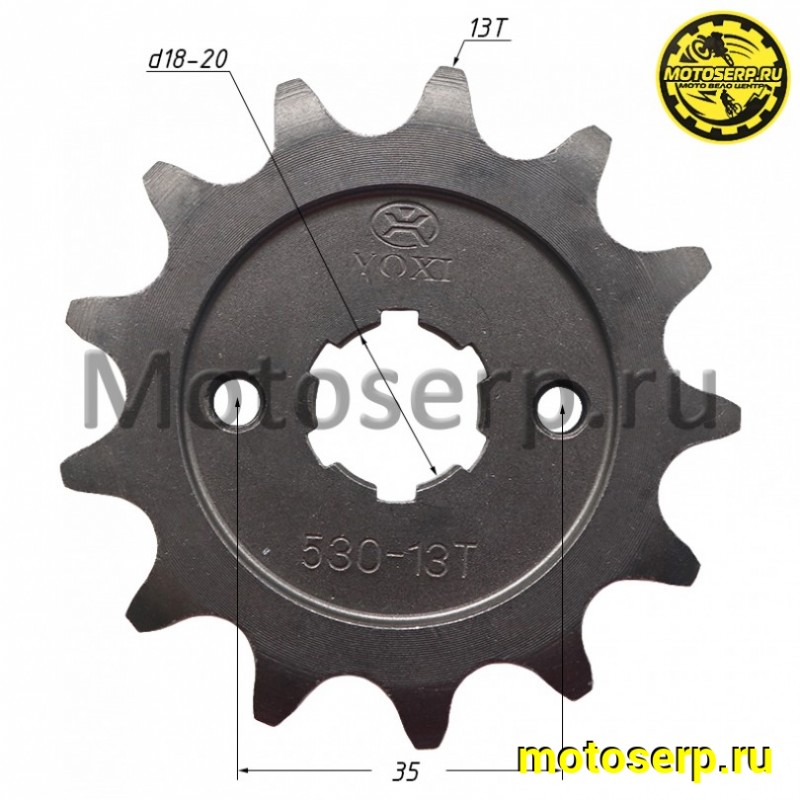 Купить  Звезда ведущая (530-13) 166FMM и др. (шт) (TATA 705000044 купить с доставкой по Москве и России, цена, технические характеристики, комплектация фото  - motoserp.ru