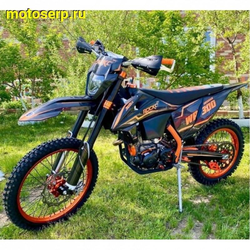 Купить  Мотоцикл Кросс/Эндуро ROCKOT WR300 Obsidian 300сс, 177ММ, 21/18  (шт) (ROCKOT (ФОТО (0 купить с доставкой по Москве и России, цена, технические характеристики, комплектация фото  - motoserp.ru