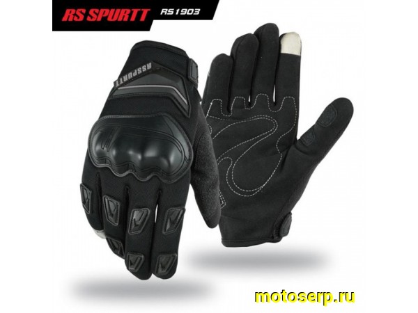 Купить  Перчатки SPURTT 1903 черный (M) (пар) (Regul 301202-1 купить с доставкой по Москве и России, цена, технические характеристики, комплектация фото  - motoserp.ru