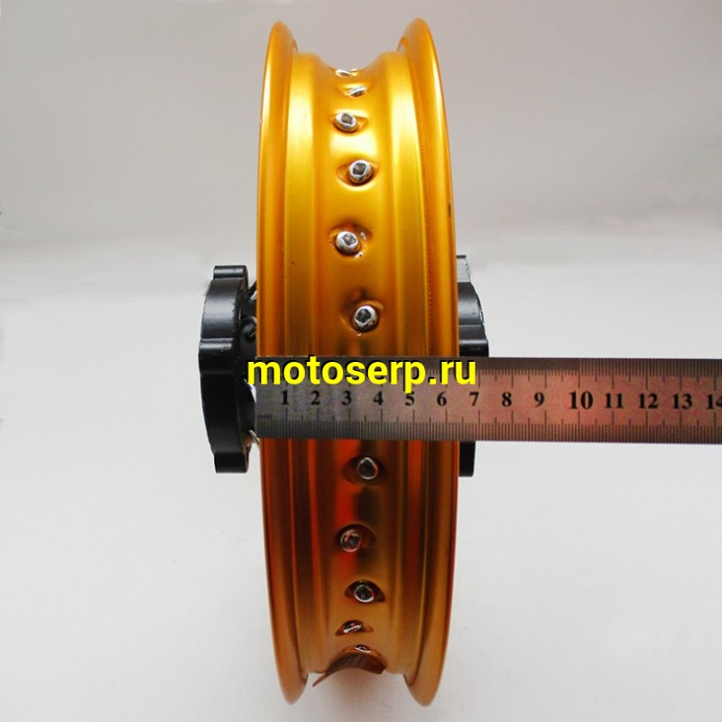 Купить  Колесо 12" заднее (диск колеса) спицованное 1.85-12" KAYO (шт) (MOTO-SKUTER 9786 (MOTO-SKUTER 9781 купить с доставкой по Москве и России, цена, технические характеристики, комплектация фото  - motoserp.ru