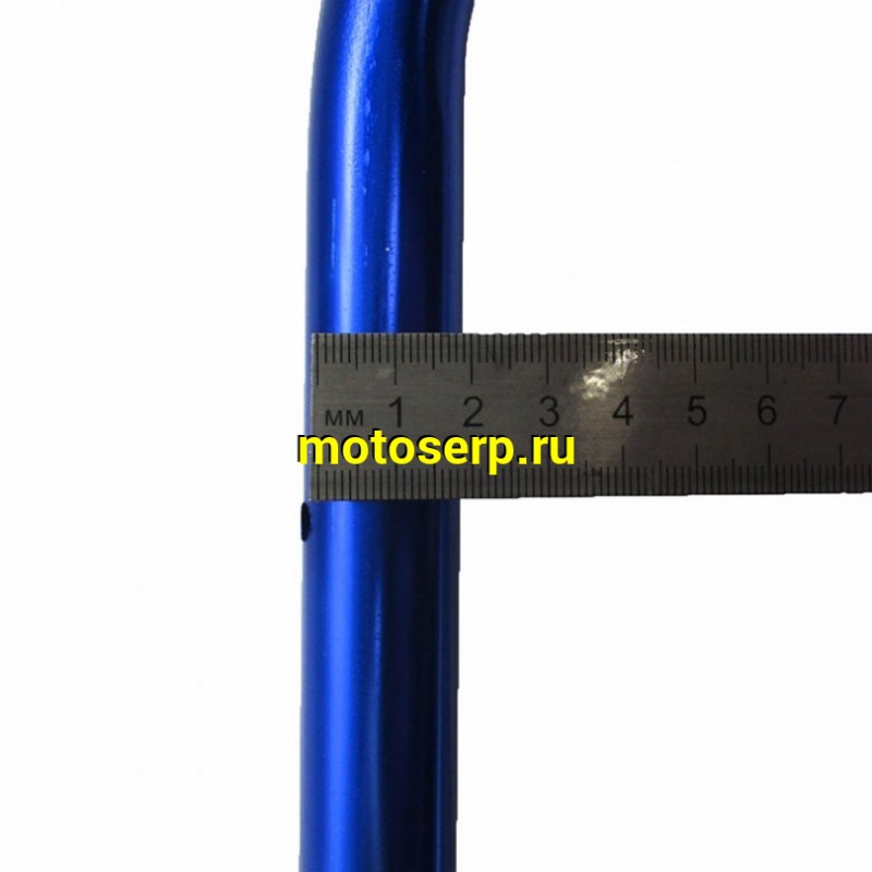 Купить  Руль 22мм (алюминиевый высокий 7/8) ProTaper style Синий (шт) (MOTO-SKUTER 14159  купить с доставкой по Москве и России, цена, технические характеристики, комплектация фото  - motoserp.ru