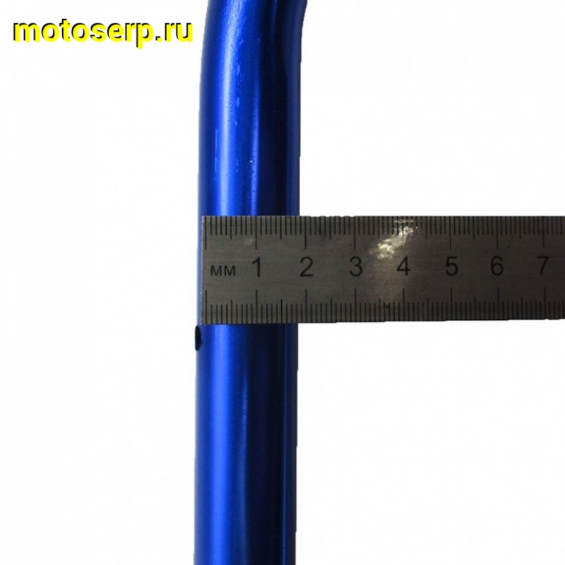 Купить  Руль 22мм (алюминиевый высокий 7/8) ProTaper style Синий (шт) (MOTO-SKUTER 14159  купить с доставкой по Москве и России, цена, технические характеристики, комплектация фото  - motoserp.ru