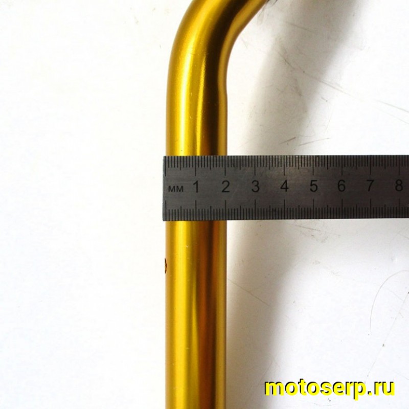 Купить  Руль 22мм (универсальный алюминиевый) KAYO 125 Золотой, голый (шт) (MOTO-SKUTER 8990  купить с доставкой по Москве и России, цена, технические характеристики, комплектация фото  - motoserp.ru