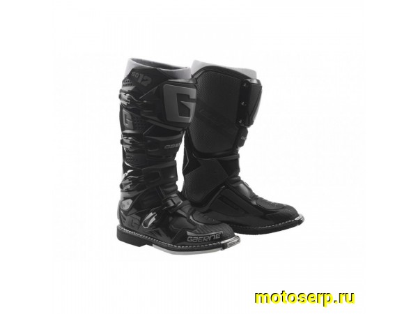 Купить  Мотоботы кросс. GAERNE SG-12 (защ. голени), черные р-р 48" (Ч/З) (пар) (GAERNE 2174-071 купить с доставкой по Москве и России, цена, технические характеристики, комплектация фото  - motoserp.ru