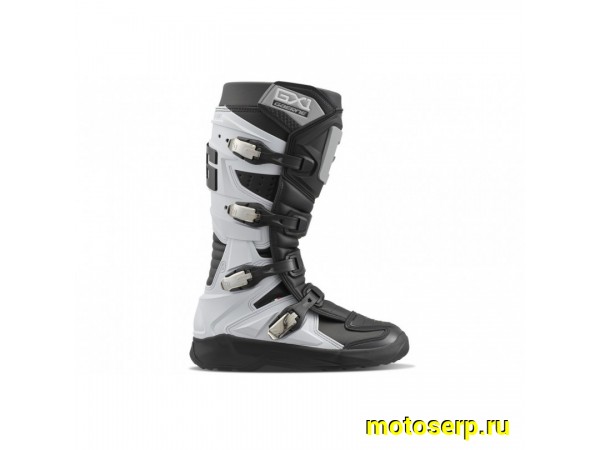 Купить  Мотоботы кросс. GAERNE GX-1 EVO (защ. голени), белый/черный/серый р-р 41" (Ч/З) (пар) (GAERNE 2193-031 купить с доставкой по Москве и России, цена, технические характеристики, комплектация фото  - motoserp.ru