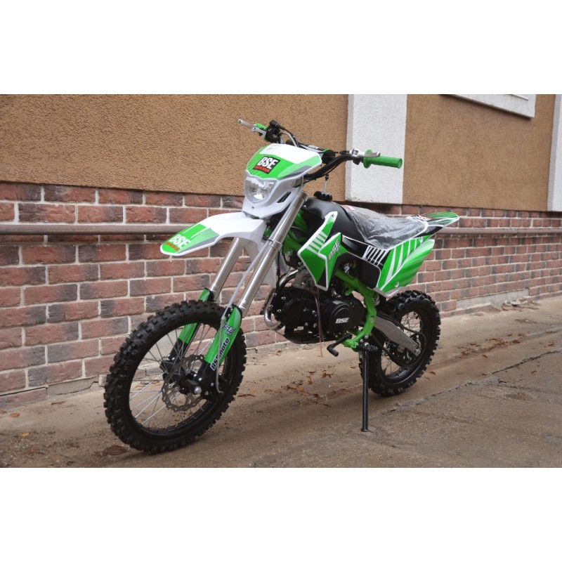 Купить  Питбайк BSE MX125 17/14  Racing Green 3 (двиг. Zongshen)  (шт) (0 купить с доставкой по Москве и России, цена, технические характеристики, комплектация фото  - motoserp.ru