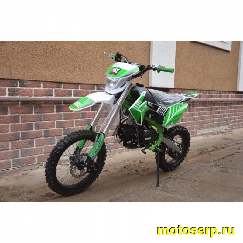 Купить  Питбайк BSE MX125 17/14  Racing Green 3 (двиг. Zongshen)  (шт) (0 купить с доставкой по Москве и России, цена, технические характеристики, комплектация фото  - motoserp.ru
