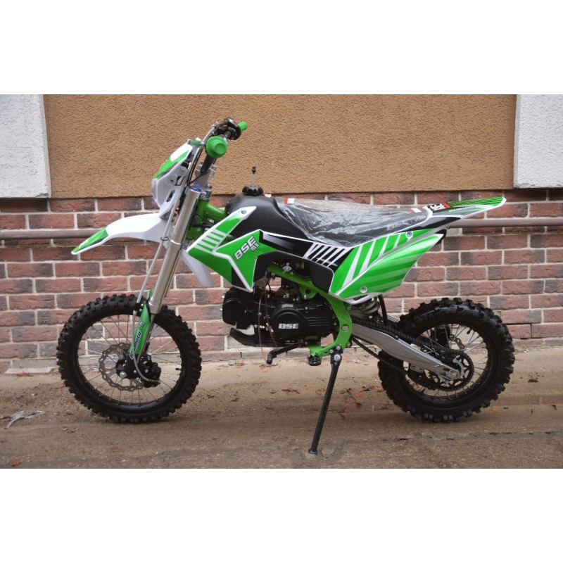 Купить  Питбайк BSE MX125 17/14  Racing Green 3 (двиг. Zongshen)  (шт) (0 купить с доставкой по Москве и России, цена, технические характеристики, комплектация фото  - motoserp.ru