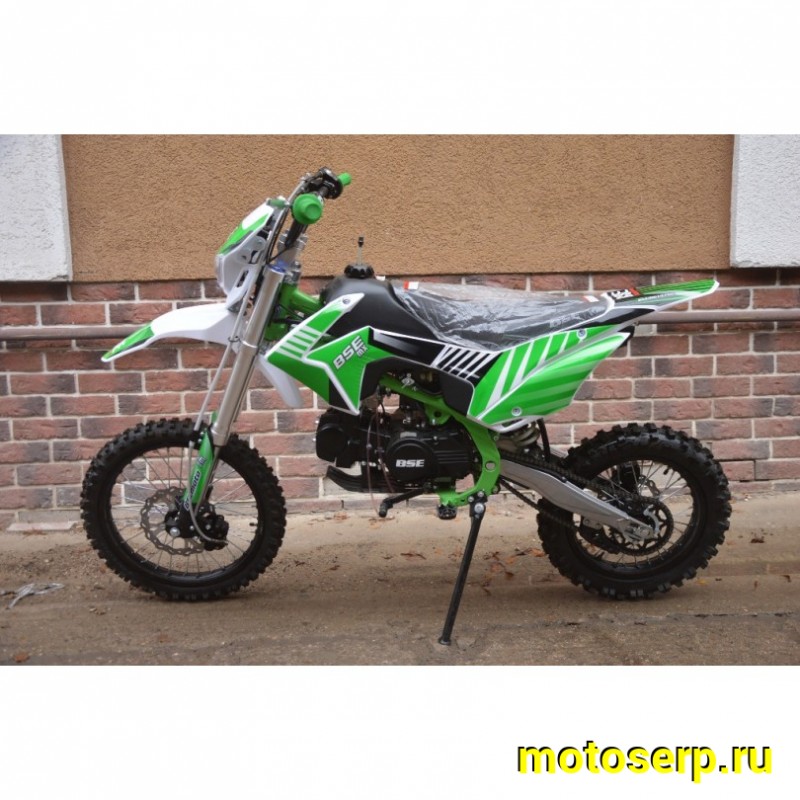 Купить  Питбайк BSE MX125 17/14  Racing Green 3 (двиг. Zongshen)  (шт) (0 купить с доставкой по Москве и России, цена, технические характеристики, комплектация фото  - motoserp.ru