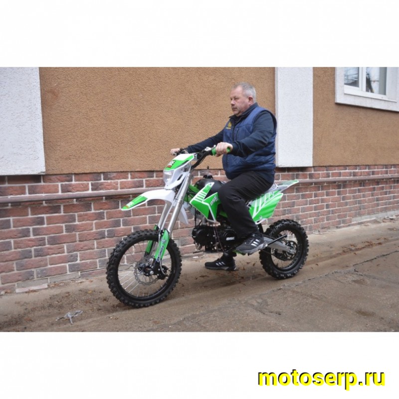 Купить  Питбайк BSE MX125 17/14  Racing Green 3 (двиг. Zongshen)  (шт) (0 купить с доставкой по Москве и России, цена, технические характеристики, комплектация фото  - motoserp.ru