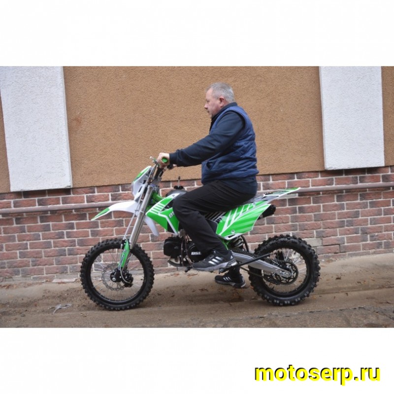 Купить  Питбайк BSE MX125 17/14  Racing Green 3 (двиг. Zongshen)  (шт) (0 купить с доставкой по Москве и России, цена, технические характеристики, комплектация фото  - motoserp.ru