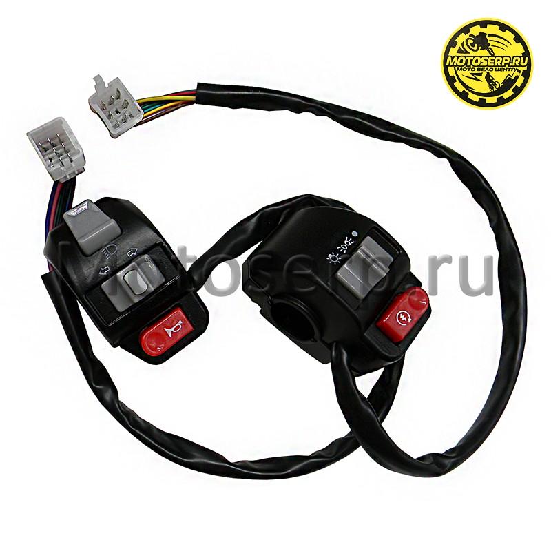 Купить  Переключатели руля (ПК) блок переключателя (8, 7) Vento SMART/SMART-2/CORSA/RETRO нов. образец (пар) (Vento 22844 купить с доставкой по Москве и России, цена, технические характеристики, комплектация фото  - motoserp.ru