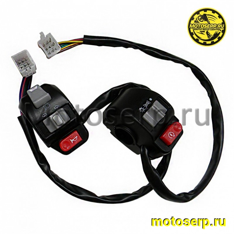 Купить  Переключатели руля (ПК) блок переключателя (8, 7) Vento SMART/SMART-2/CORSA/RETRO нов. образец  (пар)  (Vento 22844 купить с доставкой по Москве и России, цена, технические характеристики, комплектация фото  - motoserp.ru