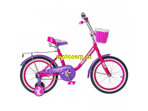 Купить  ====16" BLACK AQUA PRINCESS (Блек Аква Принцесс) 16"; 1ск; рама-сталь; тормоз-ножной (шт) (0 купить с доставкой по Москве и России, цена, технические характеристики, комплектация фото  - motoserp.ru