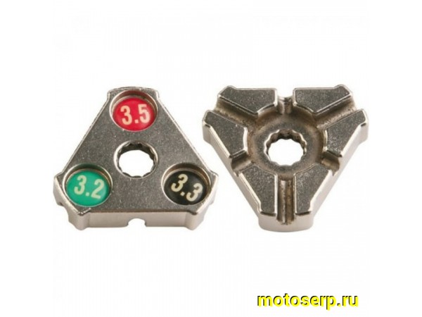 Купить  Ключ спицевой универсальный треугольный YC-1A Вело (шт) (Дан купить с доставкой по Москве и России, цена, технические характеристики, комплектация фото  - motoserp.ru