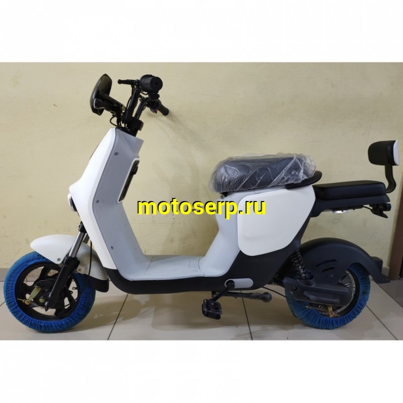 Купить  ====Электроскутер MOTAX E-NOT PRO 4820 250 Вт 48V20Ah.,колеса 18", два аморт.,тормоза барабан. мех ЧЕРНО-СЕРЫЙ-БЕЛЫЙ (шт)  купить с доставкой по Москве и России, цена, технические характеристики, комплектация фото  - motoserp.ru