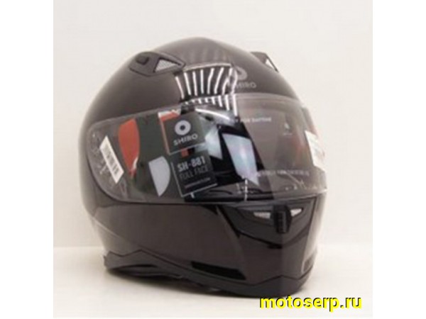 Купить  Шлем закрытый SHIRO SH-881sv, SOLID чёрный (интеграл) (L) (шт) (MM 01391 купить с доставкой по Москве и России, цена, технические характеристики, комплектация фото  - motoserp.ru
