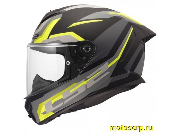 Купить  Шлем закрытый LS2 FF820 RAPID 3 HYPER Black H-V Yellow (XXS) интеграл  (шт) (LS купить с доставкой по Москве и России, цена, технические характеристики, комплектация фото  - motoserp.ru