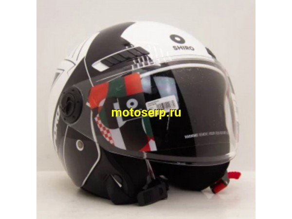 Купить  Шлем открытый байк со стеклом SHIRO SH-62 OXFORD EVO белый (XXL) (шт) (MM 01579 купить с доставкой по Москве и России, цена, технические характеристики, комплектация фото  - motoserp.ru