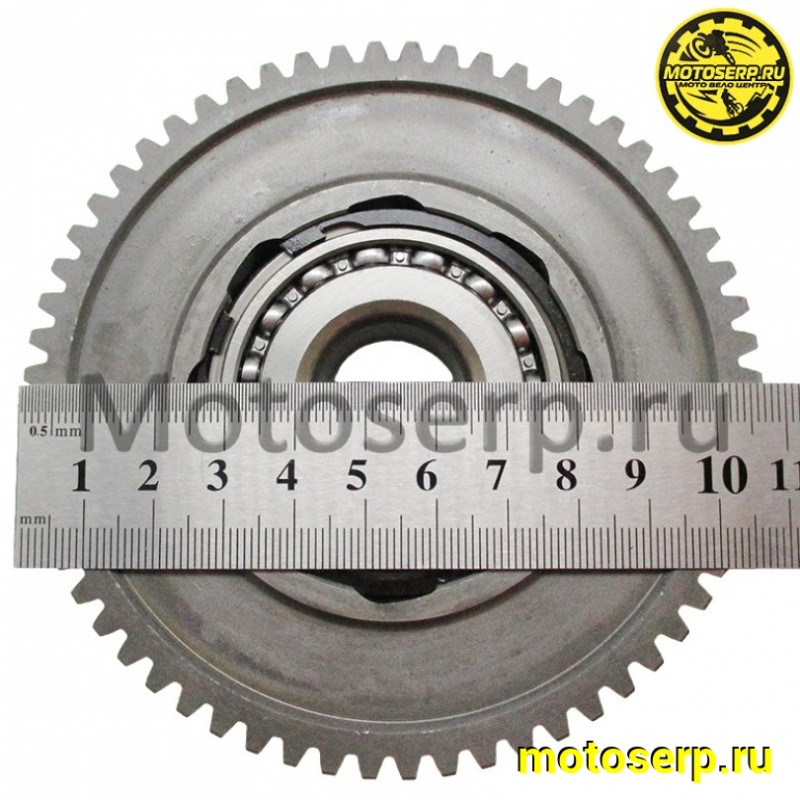 Купить  Муфта обгонная 157QMJ/163QML/161QML/152QMI (60зуб.) (шестерня электростарт храпов) на шпонке (шт) (MOTO-SKUTER 5073 купить с доставкой по Москве и России, цена, технические характеристики, комплектация фото  - motoserp.ru