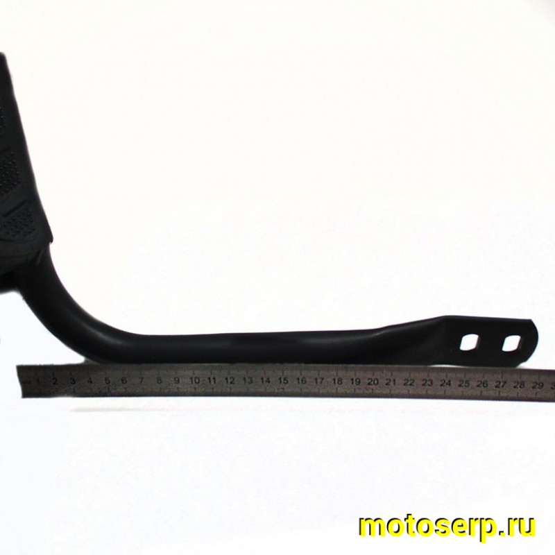 Купить  Подножка пассажира (левая) Alpha, Альфа  YM FOAL сплошная левая черная  (шт) (0 купить с доставкой по Москве и России, цена, технические характеристики, комплектация фото  - motoserp.ru