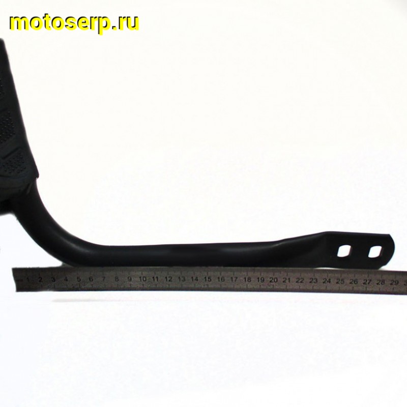 Купить  Подножка пассажира (левая) Alpha, Альфа  YM FOAL сплошная левая черная  (шт) (0 купить с доставкой по Москве и России, цена, технические характеристики, комплектация фото  - motoserp.ru