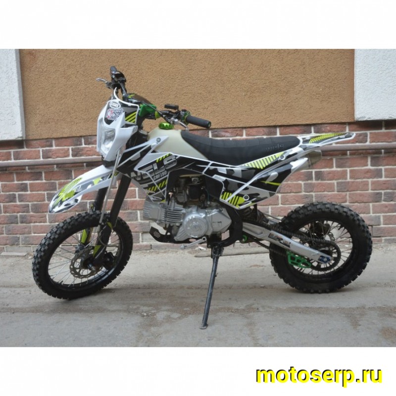 Купить  Питбайк WELS CRF190 (спортинв), Б/У  проб 7м.ч, в экспл 1 месяц, состояние отличное 17/14, 4Т, 190cc,  4 клап.,возд.масл. охлажд., диск. (шт) купить с доставкой по Москве и России, цена, технические характеристики, комплектация фото  - motoserp.ru