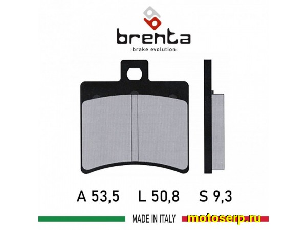 Купить  Колодки тормозные FT 3020 Organic BRENTA (EBC FA298) (пар) (JP  купить с доставкой по Москве и России, цена, технические характеристики, комплектация фото  - motoserp.ru