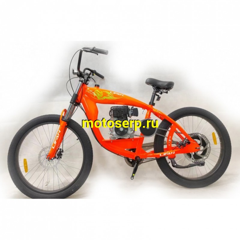 Купить  Мотокомплект с мотором FAT LIFAN 152F-3 100cc (Лифан 152Ф-3) с двигателем 4так 100cc, колеса 26"х3.0, 3лс., рама-алюминий (шт) (MM 41589 купить с доставкой по Москве и России, цена, технические характеристики, комплектация фото  - motoserp.ru
