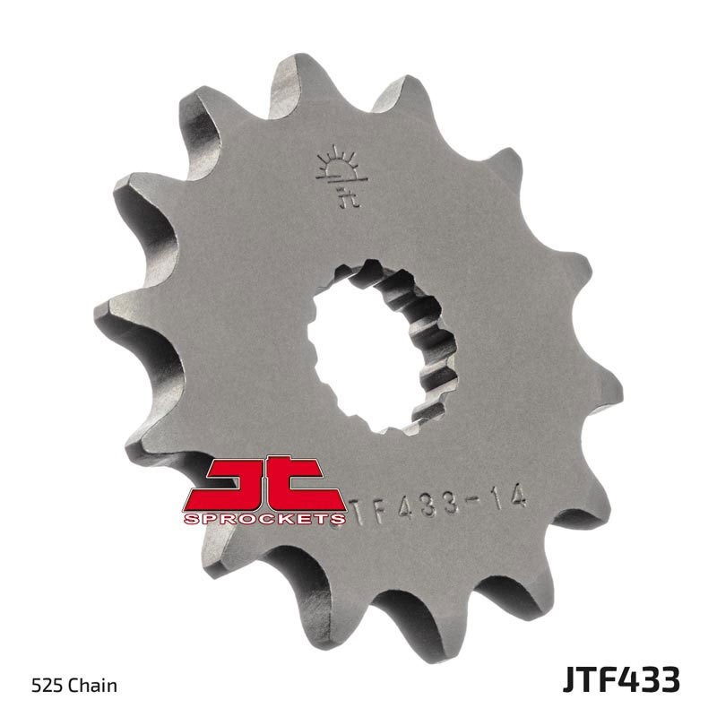 Купить  Звезда ведущая JTF433.14 JP (шт)  купить с доставкой по Москве и России, цена, технические характеристики, комплектация фото  - motoserp.ru