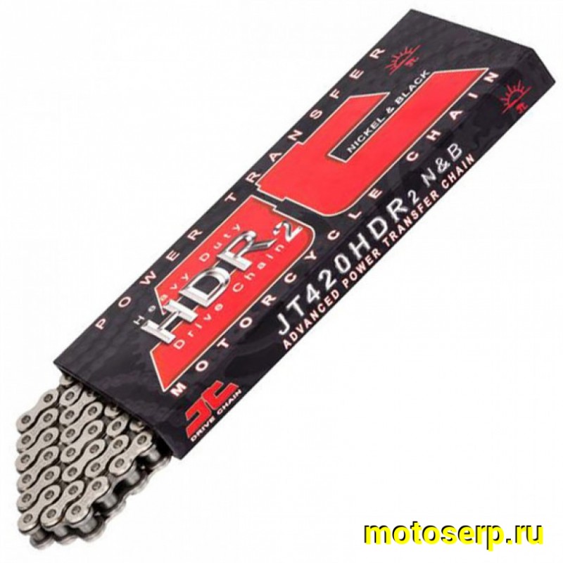 Купить  Цепь приводная (420х132) JTC 420HDR2 132 JTC420HDR132SL (шт) (TS купить с доставкой по Москве и России, цена, технические характеристики, комплектация фото  - motoserp.ru