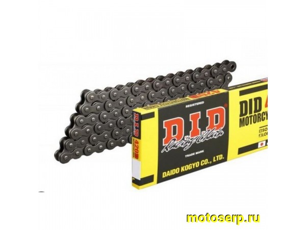 Купить  Цепь приводная (420х100) DID 420D100 JP(шт) купить с доставкой по Москве и России, цена, технические характеристики, комплектация фото  - motoserp.ru