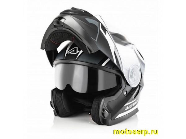 Купить  Шлем трансформер (модуляр) ACERBIS SEREL BLACK,  р-р XL (шт) (Progasi 0023929.091.068 купить с доставкой по Москве и России, цена, технические характеристики, комплектация фото  - motoserp.ru