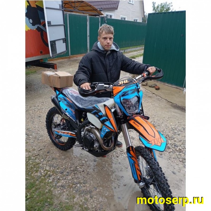 Купить  Мотоцикл Кросс/Эндуро JHL Z7 (спортинв) 21/18, 250cc, 4T 177MM 2x вальная головка, подвеска KKE (шт) (ТехМаркет купить с доставкой по Москве и России, цена, технические характеристики, комплектация фото  - motoserp.ru