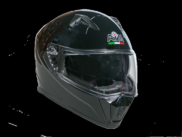 Купить  Шлем закрытый AiM JK320  Black Glossy L (шт) (AIM 320-001-L купить с доставкой по Москве и России, цена, технические характеристики, комплектация фото  - motoserp.ru