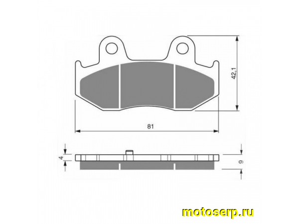 Купить  ====Колодки тормозные BRENTA FT 3104 Organic (EBC SFA412) SUZUKI AN250/400/650 SKYWAVE (пар) (0 купить с доставкой по Москве и России, цена, технические характеристики, комплектация фото  - motoserp.ru