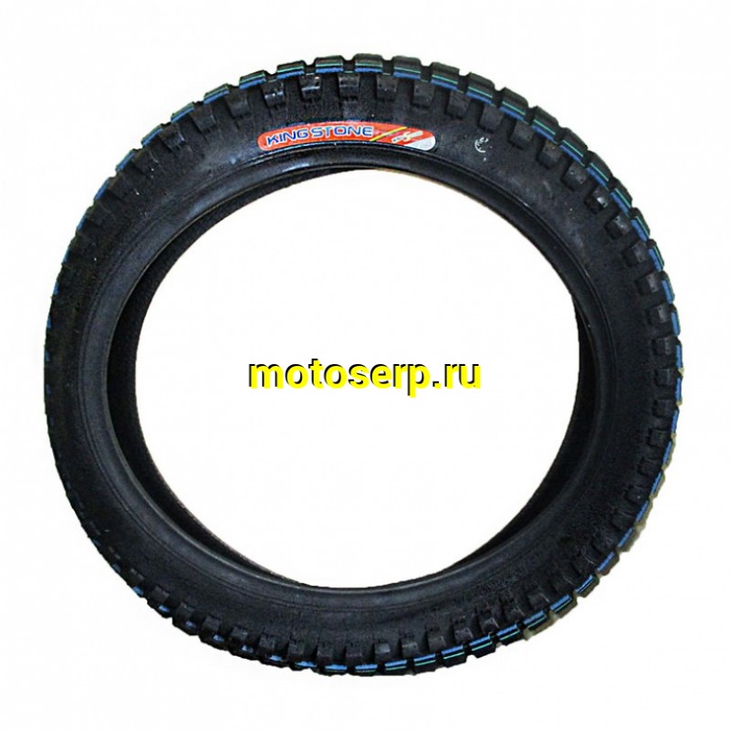 Купить  Покрышка Кросс/эндуро/питбайк 18"  110/90-18 (3.50) Kingstone P376 (Ч/З) (шт) (MM 42790 купить с доставкой по Москве и России, цена, технические характеристики, комплектация фото  - motoserp.ru