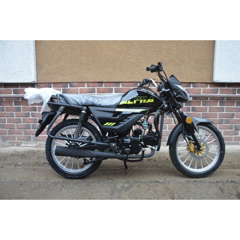 Купить  Мопед Alpha V  4Т; 50cc; колеса 17"литые; 4пер, эл. старт;  (шт) 01250 (Глотов (Техмаркет купить с доставкой по Москве и России, цена, технические характеристики, комплектация фото  - motoserp.ru