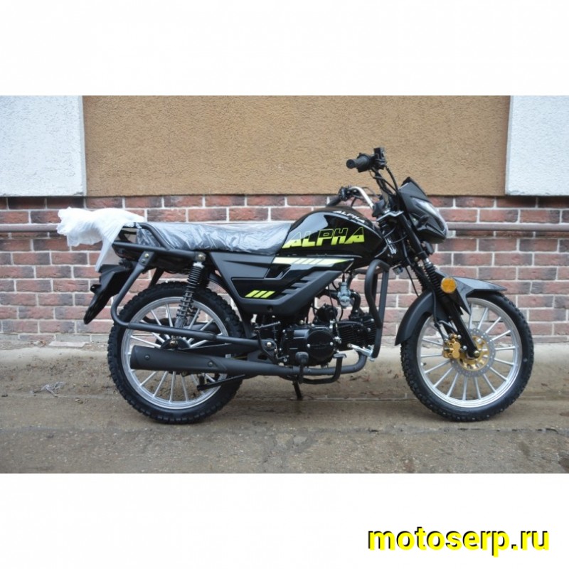 Купить  Мопед Alpha V  4Т; 50cc; колеса 17"литые; 4пер, эл. старт;  (шт) 01250 (Глотов (Техмаркет купить с доставкой по Москве и России, цена, технические характеристики, комплектация фото  - motoserp.ru