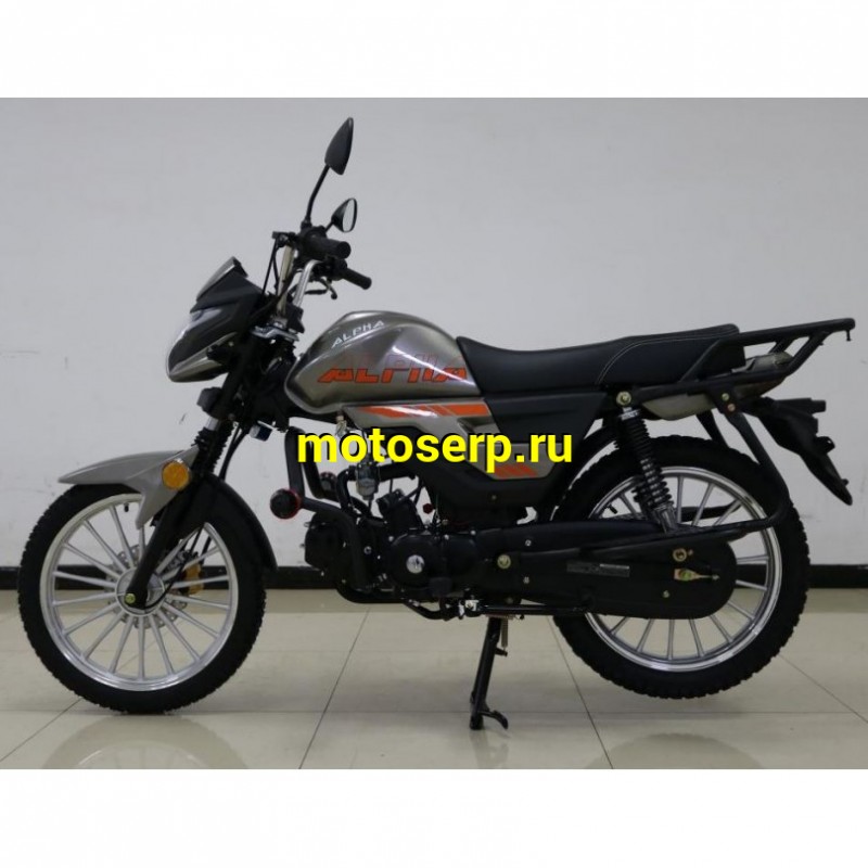 Купить  Мопед Alpha V  4Т; 50cc; колеса 17"литые; 4пер, эл. старт;  (шт) 01250 (Глотов купить с доставкой по Москве и России, цена, технические характеристики, комплектация фото  - motoserp.ru