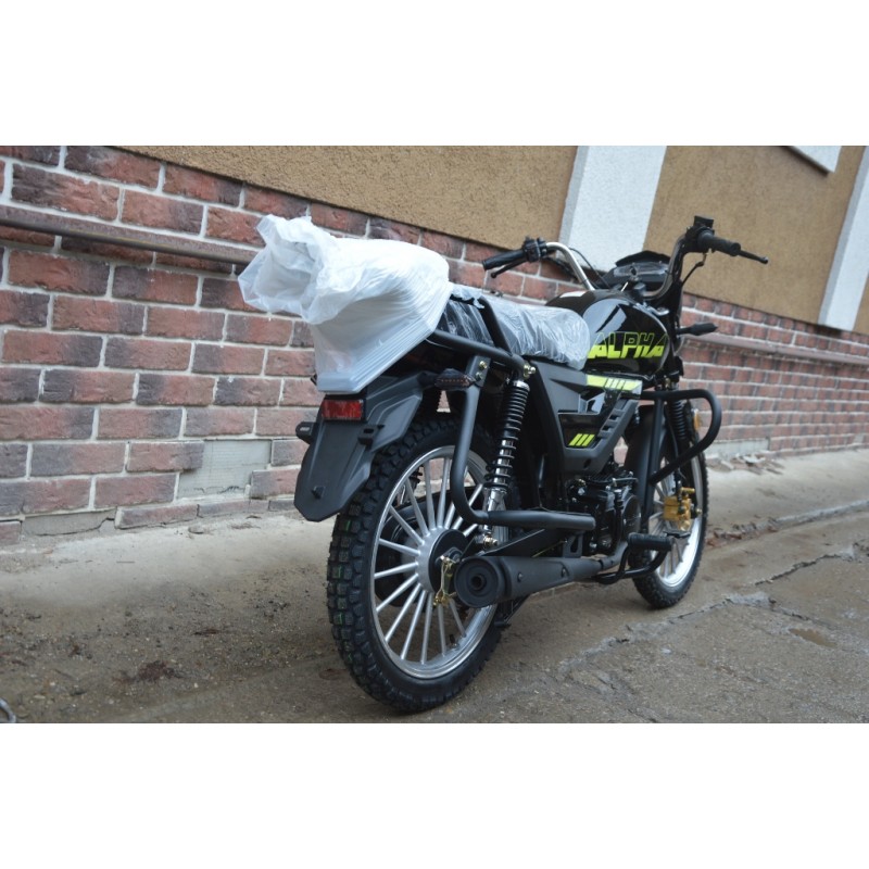 Купить  Мопед Alpha V  4Т; 50cc; колеса 17"литые; 4пер, эл. старт;  (шт) 01250 (Глотов (Техмаркет купить с доставкой по Москве и России, цена, технические характеристики, комплектация фото  - motoserp.ru