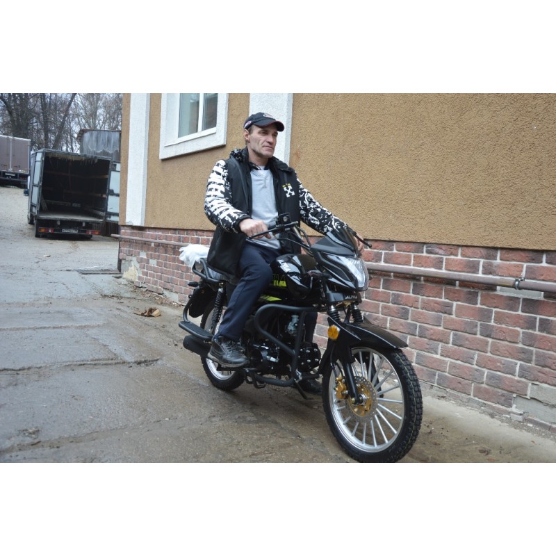 Купить  Мопед Alpha V  4Т; 50cc; колеса 17"литые; 4пер, эл. старт;  (шт) 01250 (Глотов (Техмаркет купить с доставкой по Москве и России, цена, технические характеристики, комплектация фото  - motoserp.ru
