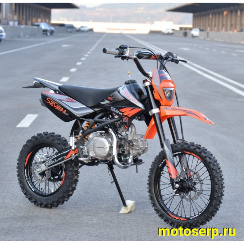 Купить  Питбайк Regulmoto SEVEN PRO 125 (50)сс (спортинв), 17/14, 4Т, 125сс. (шт) купить с доставкой по Москве и России, цена, технические характеристики, комплектация фото  - motoserp.ru
