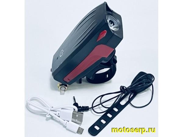 Купить  Фара передн диодная L151 (с сигналом, сенсорная кнопка) USB зарядка Вело (шт)  (Ряб купить с доставкой по Москве и России, цена, технические характеристики, комплектация фото  - motoserp.ru
