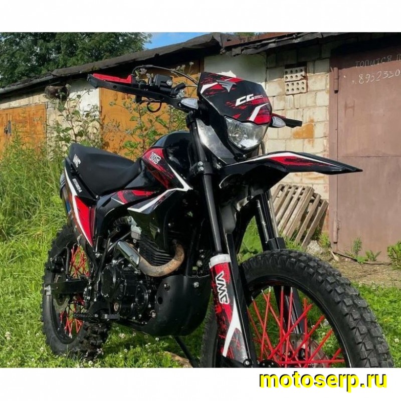 Купить  Мотоцикл внедорожный VMC ENDURO CG250 (ЭПТС), 250сс, 21/18, 4Т., 5 перед., диск (BY250GY-A) серия RX3000 (шт) (Vento купить с доставкой по Москве и России, цена, технические характеристики, комплектация фото  - motoserp.ru