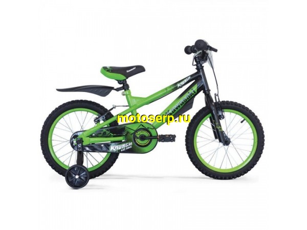 Купить  ====14" KAWASAKI KRUNCH (Кавасаки Крунч) 14; 1ск; рама-сталь; тормоз-ножной (шт)  купить с доставкой по Москве и России, цена, технические характеристики, комплектация фото  - motoserp.ru